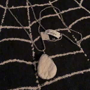 Unique engraved piece necklace